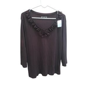Cato 3/4 sleeve grown blouse casual